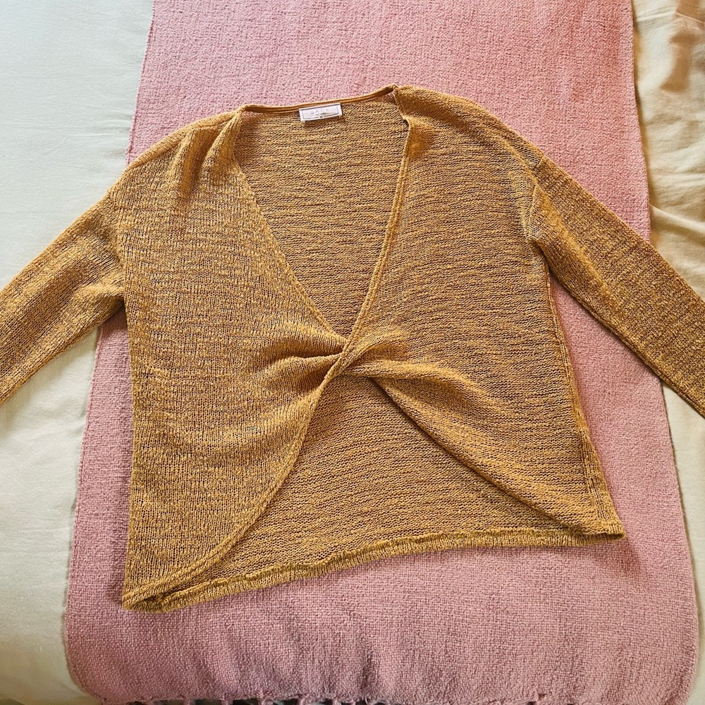 Sage the Label Twist Front Sweater